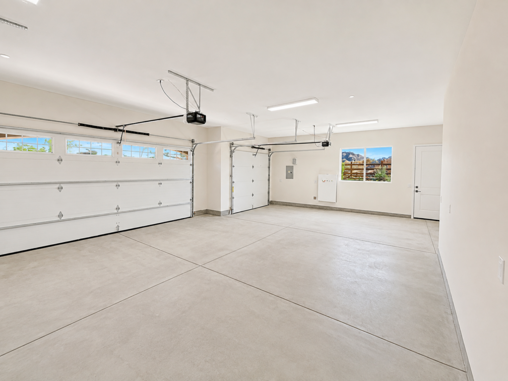 168 3 car garage inside