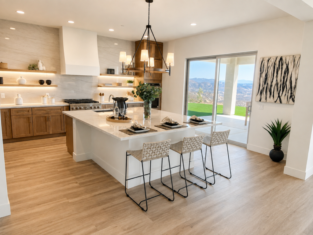 168 kitchen w mountain view