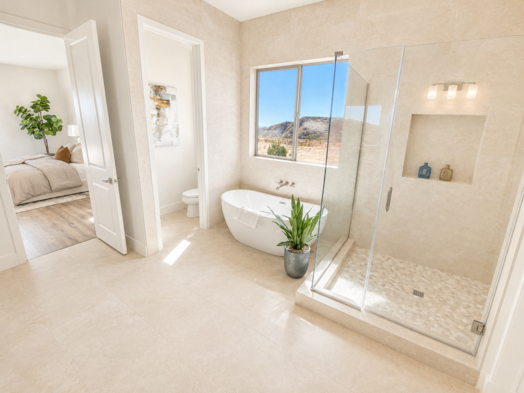168 primary bathroom w tub