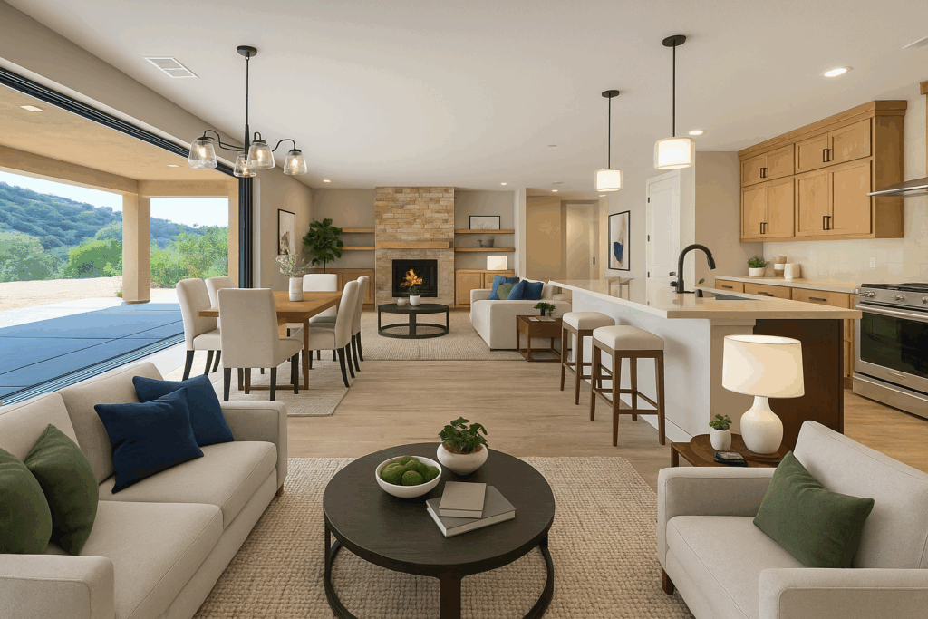 Homesite 144 VS 10628 Via Tiglio Great Room